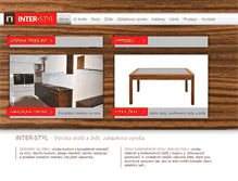 Tablet Screenshot of inter-styl.cz